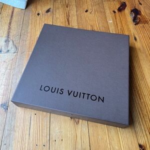Louis Vuitton brown box 13.75x14.5x2.75